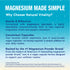 CALM Magnesium Glycinate, 300 mg (per serving), 120 Vegan Capsules