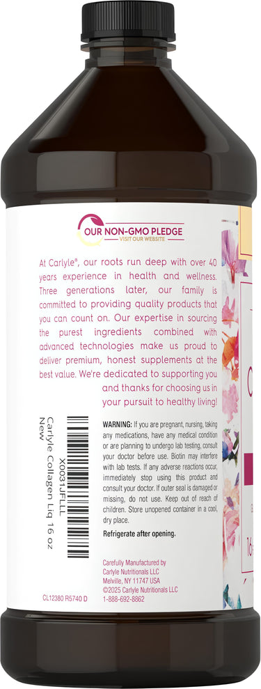Liquid Collagen, 16 fl oz (473 mL) Bottle
