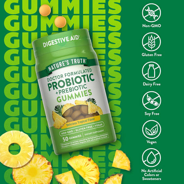 Probiotic 1 Billion (Delicious Tropical), 50 Gummies