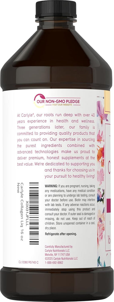 Liquid Collagen, 16 fl oz (473 mL) Bottle