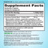 Supplement Facts panel for PB8 with 14 billion CFU per 120 vegetarian capsules.