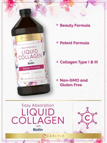 Liquid Collagen, 16 fl oz (473 mL) Bottle