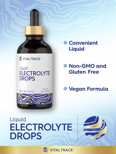 Electrolyte Hydration Drops, 4 fl oz (118 mL) Dropper Bottle