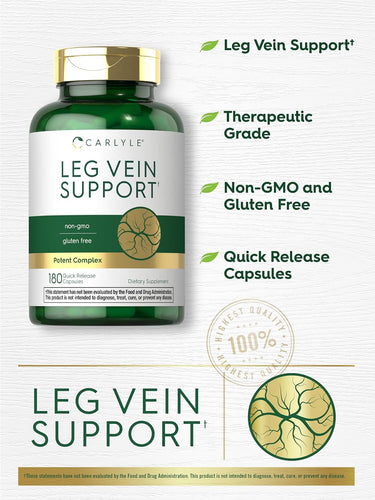 Leg Vein Support, 180 Quick Release Capsules