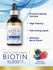 Product highlights graphic stating Premium Beauty Formula, High Potency, Fast Acting Liquid, Delicious Berry Flavor.