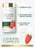 Carlyle Cayenne Complex 600MG with 350 quick-release capsules. Non-GMO and gluten-free traditional herb bottle.