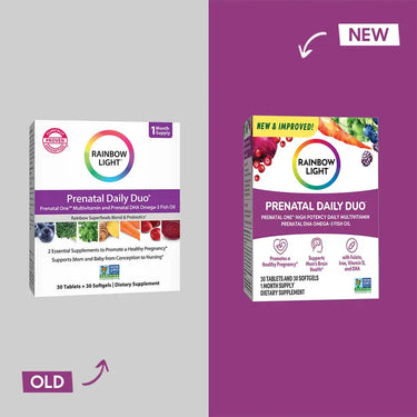 Prenatal Daily Duo Multivitamin & DHA, 2 Bottles 30 Day Supply