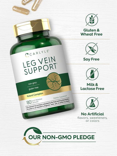 Leg Vein Support, 180 Quick Release Capsules