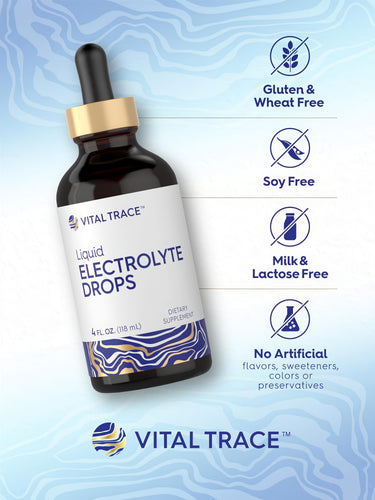 Electrolyte Hydration Drops, 4 fl oz (118 mL) Dropper Bottle