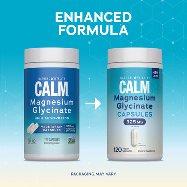 CALM Magnesium Glycinate, 300 mg (per serving), 120 Vegan Capsules