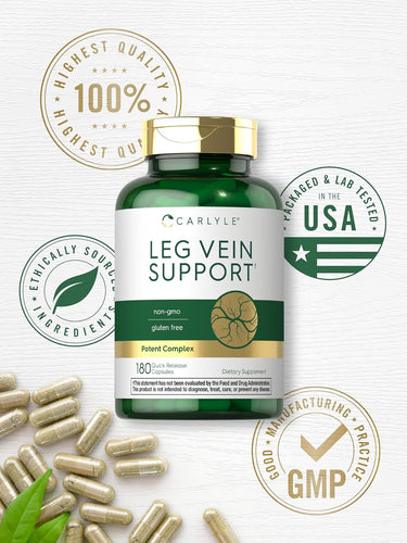 Leg Vein Support, 180 Quick Release Capsules
