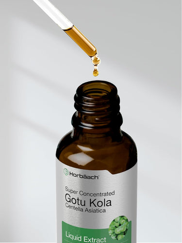 Gotu Kola Liquid Extract Alcohol Free, 2 fl oz (59 mL) Dropper Bottle