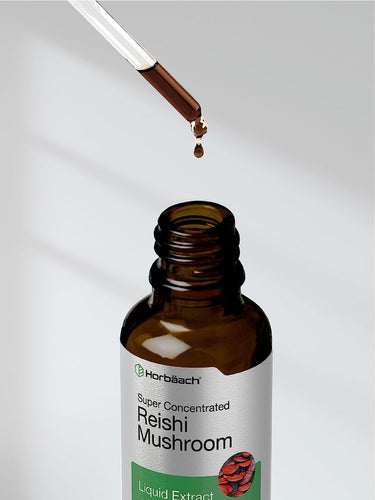 Reishi Mushroom Liquid Extract, 2 fl oz (59 mL) Dropper Bottle