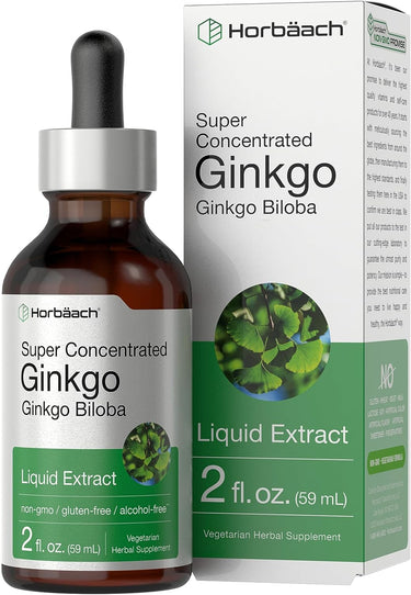 Ginkgo Biloba Leaf Extract | 2oz Liquid