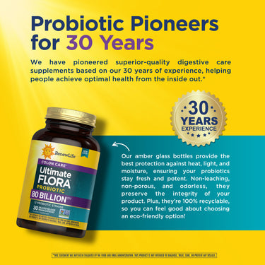 Ultimate Flora Colon Care Probiotic 80 Billion, 30 Delayed Release Vegan Caps