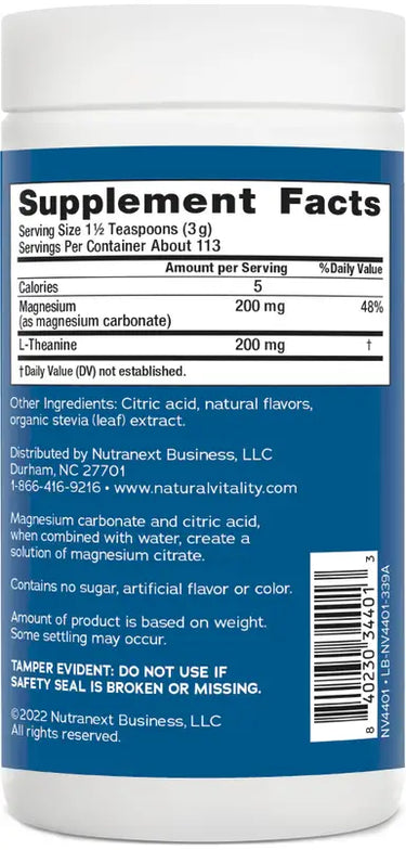 CALM MIND + L-Theanine Powder Honey Chamomile, 12 oz (339 g)