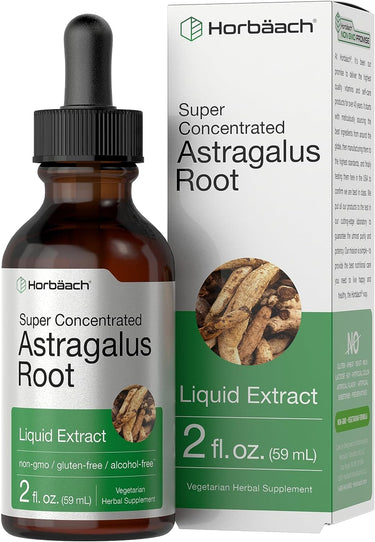 Astragalus Root Liquid Extract Alcohol Free, 2 fl oz (59 mL) Dropper Bottle