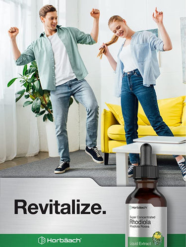 Rhodiola Liquid Extract Alcohol Free, 2 fl oz (59 mL) Dropper Bottle