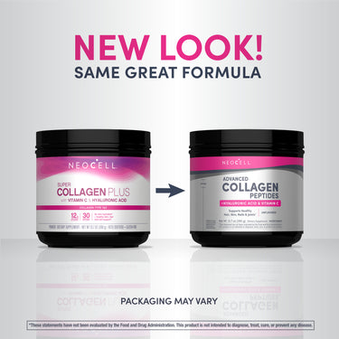 Advanced Collagen Peptides + Hyaluronic Acid + C, 13.7 oz (390 g) Powder