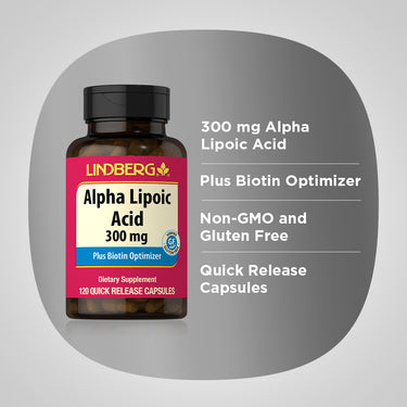 Alpha Lipoic Acid, 300 mg, 120 Quick Release Capsules