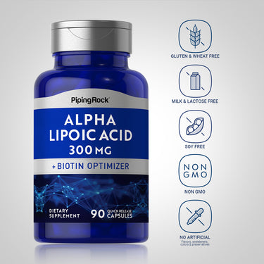 Alpha Lipoic Acid, 300 mg, 90 Quick Release Capsules