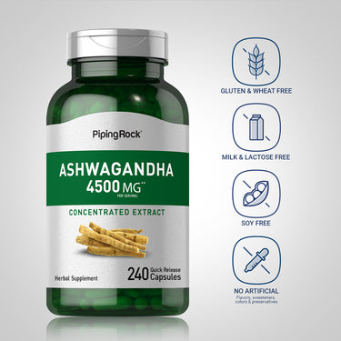Ashwagandha, 4500 mg (per serving), 240 Quick Release Capsules