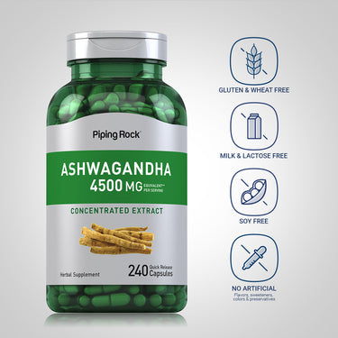 Ashwagandha, 4500 mg (per serving), 240 Quick Release Capsules