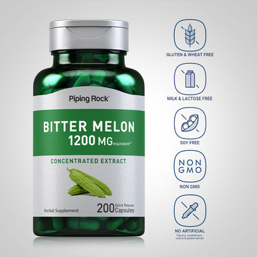 Bitter Melon / Momordica, 1200 mg, 200 Quick Release Capsules