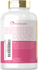 Back label with Our Non-GMO Pledge, product information, warning, barcode, and manufacturer information.