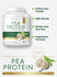 Graphic stating Unflavored Powder, With BCAA's, Gluten and Soy Free, Vegetarian Formula, Finest Quality 100%, PEA PROTEIN