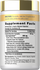 Back label / Supplement Facts showing directions, serving size, ingredients, and Fisetin Bioactive Complex amounts.