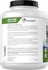 Back label showing Farm to Scoop product information and Our Non-GMO Pledge for grass-fed, pasture-raised whey protein.