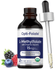 Front bottle shot of Opti-Folate L-Methylfolate with Organic Glycerin, 15 mg per serving, 2 fl. oz. (59 mL), Mixed Berry Flavor, with dropper and berries.