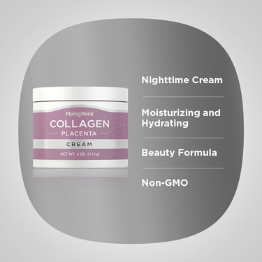 Collagen & Placenta Cream, 4 oz (113 g) Jar