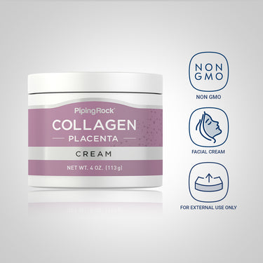 Collagen & Placenta Cream, 4 oz (113 g) Jar