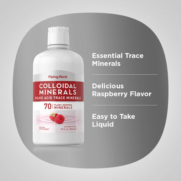 Colloidal Minerals (Raspberry), 32 fl oz (946 mL) Bottle