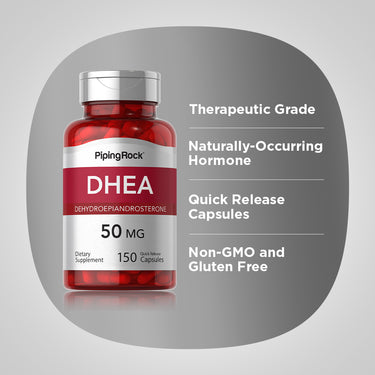 DHEA, 50 mg, 150 Quick Release Capsules