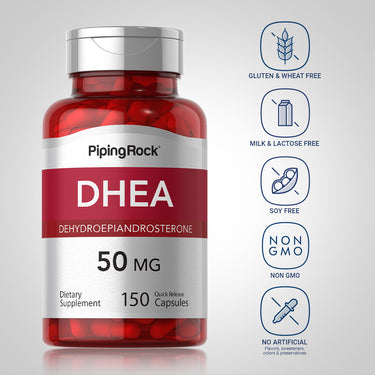 DHEA, 50 mg, 150 Quick Release Capsules
