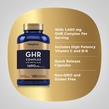 GHR Complex, 1490 mg (per serving), 180 Quick Release Capsules