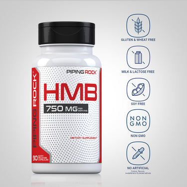 HMB, 750 mg (per serving), 90 Quick Release Capsules