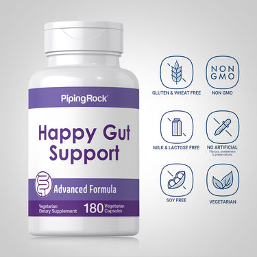 Happy Gut Support, 180 Vegetarian Capsules