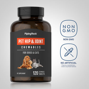 Hip & Joint for Dogs & Cats, 120 Chewable Tablets