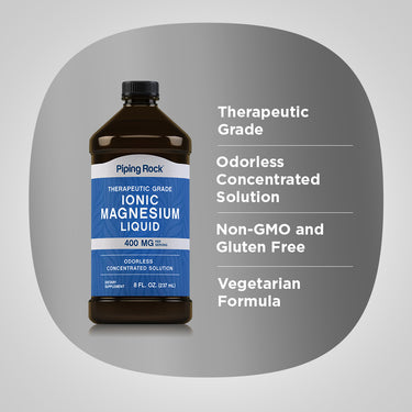 Ionic Magnesium Liquid, 400 mg (per serving), 8 fl.oz (237 mL) Bottle