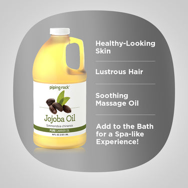 Jojoba Carrier Oil, 64 fl oz (1.89 L) Bottle