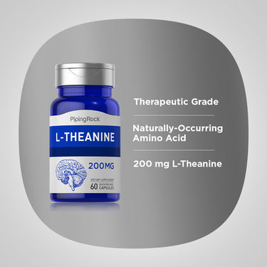 L-Theanine, 200 mg, 60 Quick Release Capsules