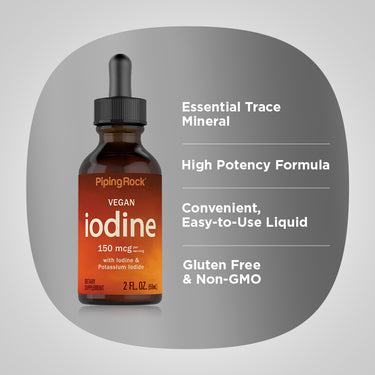 Liquid Iodine, 2 fl oz (59 mL) Dropper Bottle