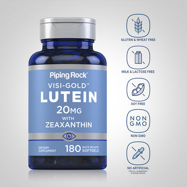 Lutein + Zeaxanthin, 20 mg, 180 Quick Release Softgels