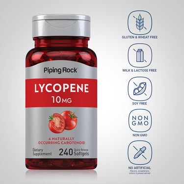 Lycopene, 10 mg, 240 Quick Release Softgels