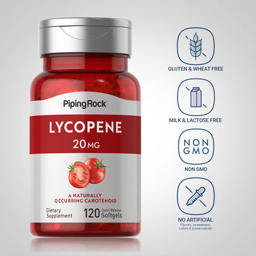 Lycopene, 20 mg, 120 Quick Release Softgels