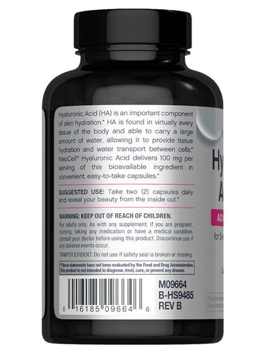 Hyaluronic Acid 100 mg, 60 Vegan Capsules